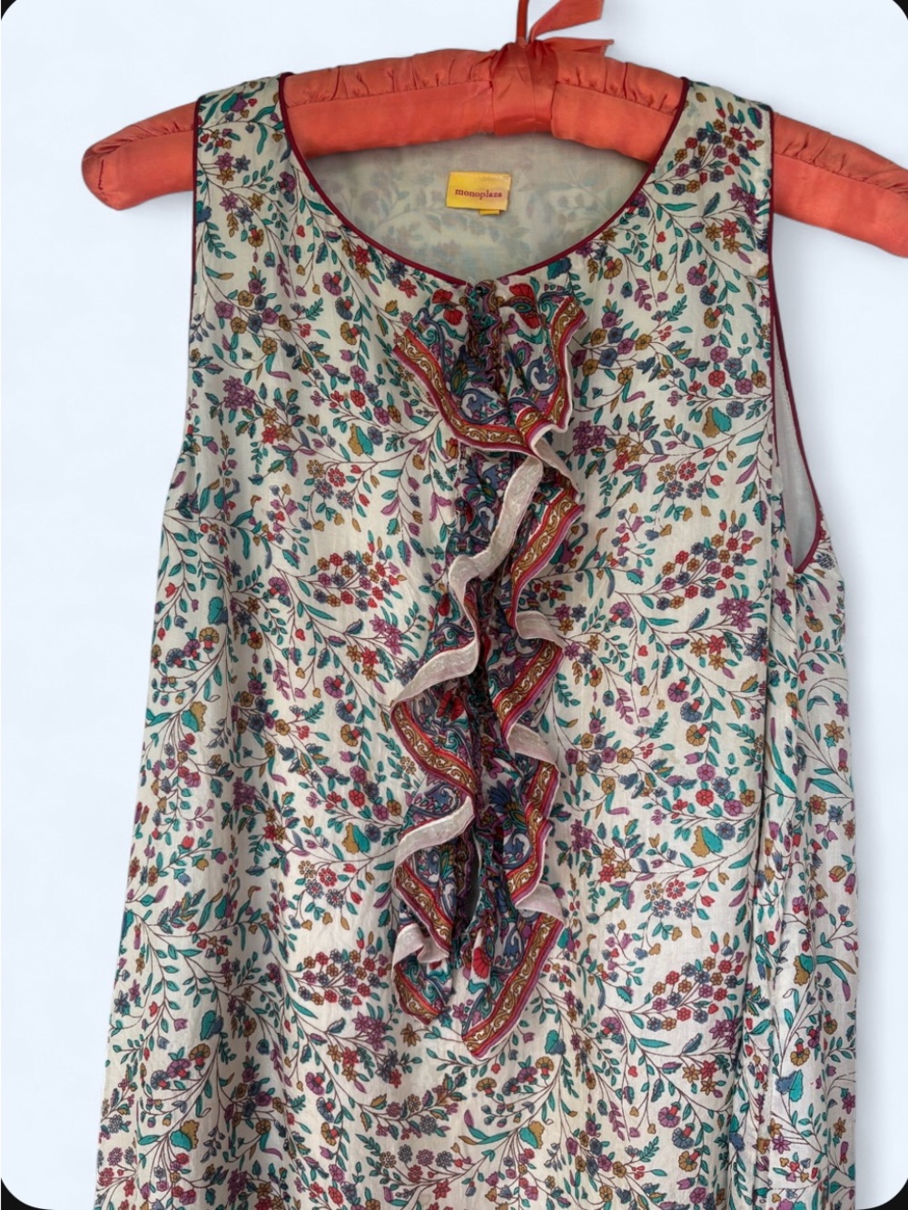 Monoplaza 100% Silk Maxi Dress